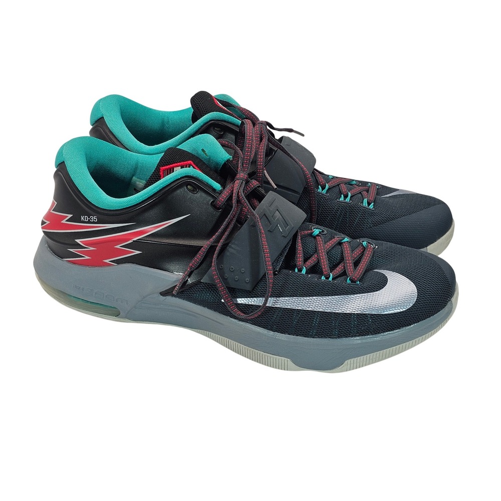 Nike Kevin Durant KD 7 Thunder‎ Bolt Shoes 12.5 Basketball Sneakers 653996-005